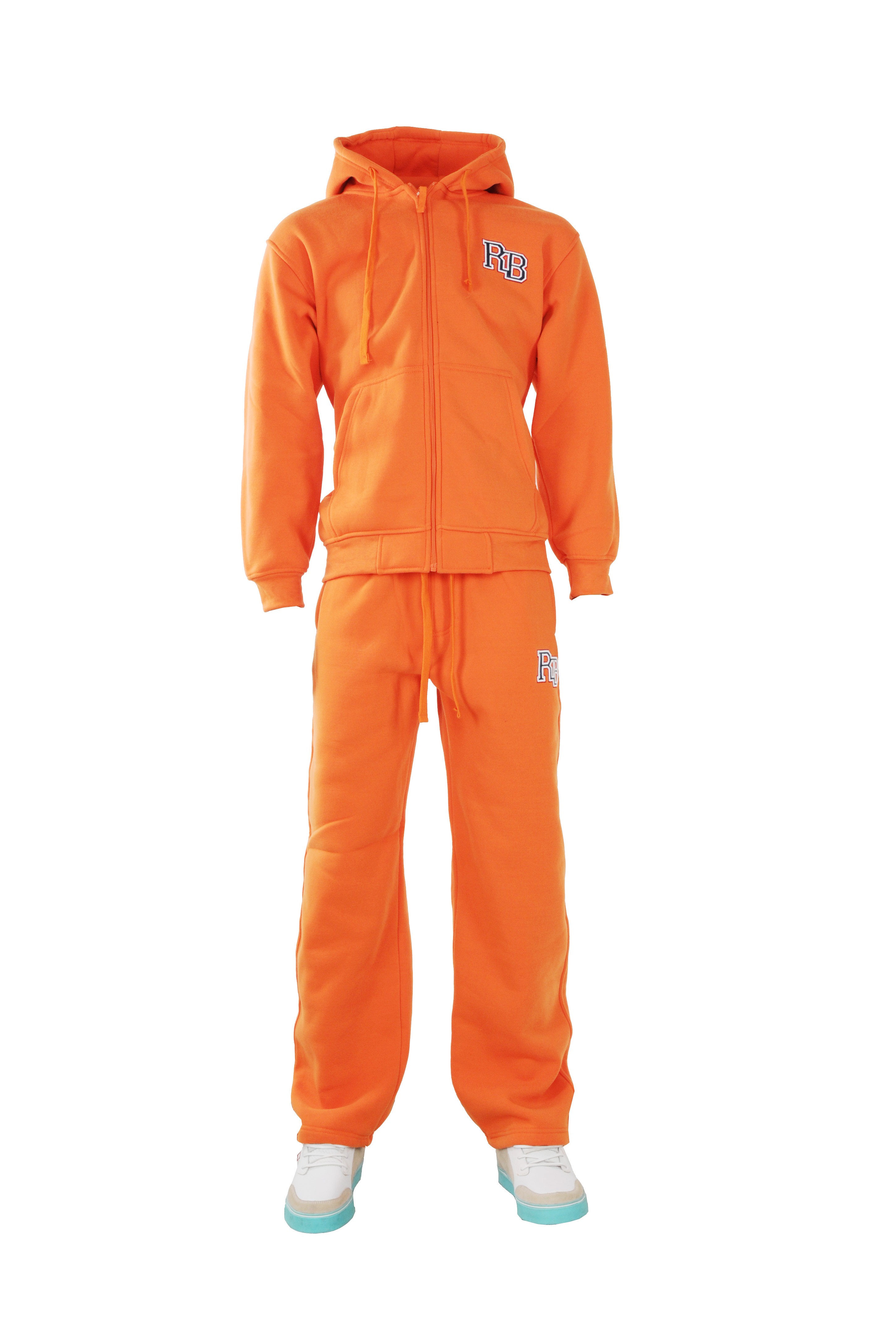 Orange Sweat Suit